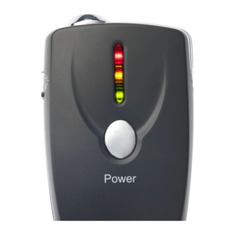 Electronic Alcohol Breath Analyser Black - Silver | Without Branding
