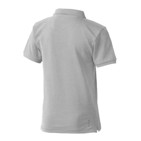 Calgary Short Sleeve Kids Polo Light Grey | Without Branding