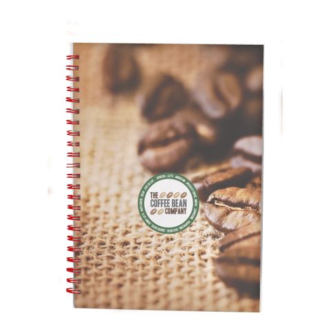 Desk-Mate with PP Cover A5 White | plain cover | Plain pad