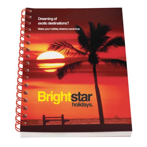 Desk-Mate with Synthetic Cover A5 White | plain cover | Plain pad