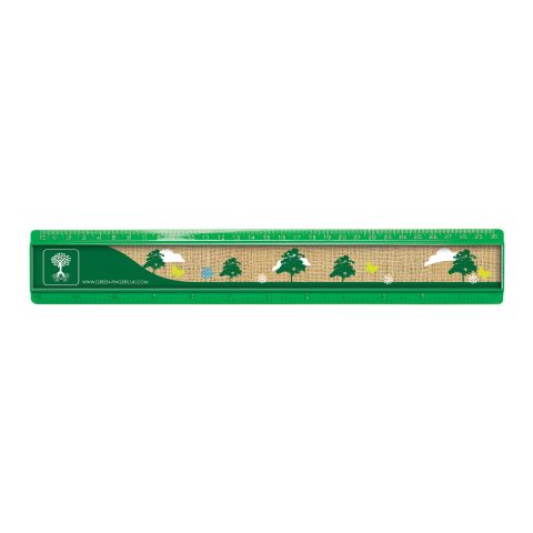 30cm/12” Plastic Insert Ruler White | Plain