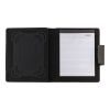 A5 Svepa PU Document Folder, With 5000Ma Power Bank Grey | 1-Colour Pad Print