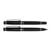 Ball Pen & Rollerball Set Black | 1-Colour Pad Print