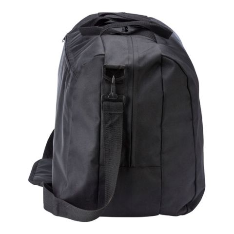 Polyester (1680D) Travel Bag Black | 1-Colour Screen Print