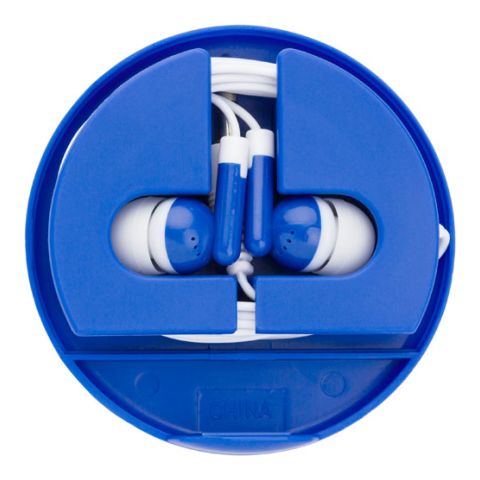 Pair Of Earphones (Cable Is Approx 124 cm) Royal Blue | Without Branding