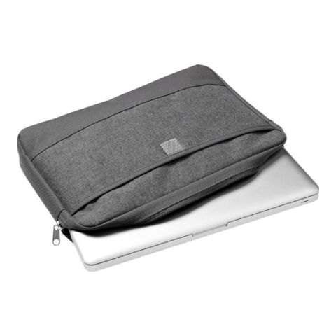 Poly Canvas Laptop Bag (600D) Grey | Without Branding