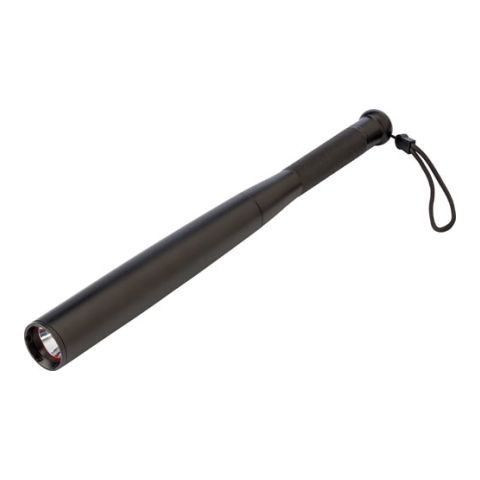 Aluminium Torch In Shape Of A Baseball Bat Black | 1-Colour Pad Print