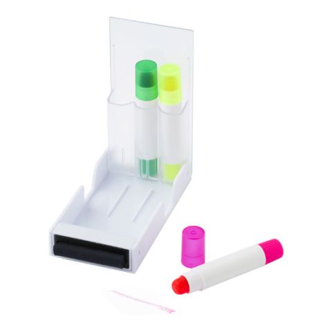 Set Of Three Gel Markers White | Without Branding