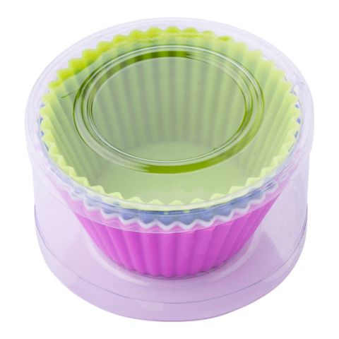 Set Of Four Silicone Cupcake Liners Colourful | Without Branding