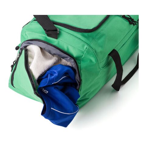 Polyester Travel Bag (600D) Green | 1-Colour Screen Print