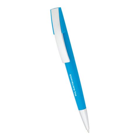 Plastic Twist Action Ball Pen Light Blue | Without Branding