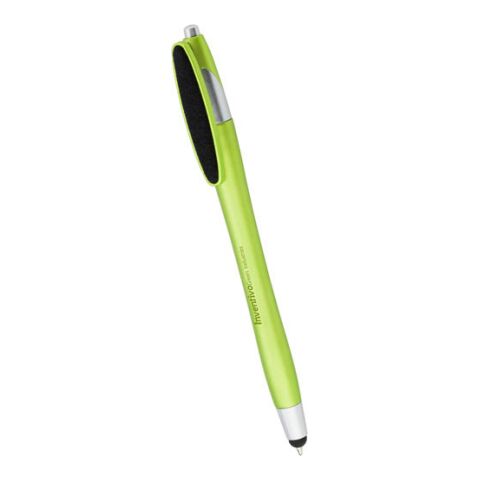 Plastic Ball Pen, With Rubber Tip Light Green | Without Branding