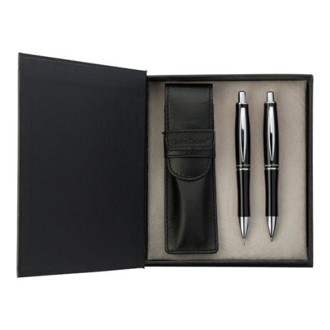 Charles Dickens Writing Set Black | 1-Colour Pad Print