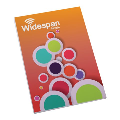 Desk-Mate with Wrap Over Cover A5 White | plain cover | Plain pad