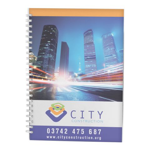 Desk-Mate with PP Cover A5 White | plain cover | Plain pad