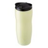 Stainless Steel, Double Walled Vacuum Travel Mug Yellow | 1-Colour Pad Print