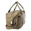 PU Duffle/Travel Bag Beige | 1-Colour Screen Print