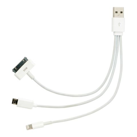 PU A4 Folder With Power Bank &amp; Tablet Holder Black | 1-Colour Pad Print