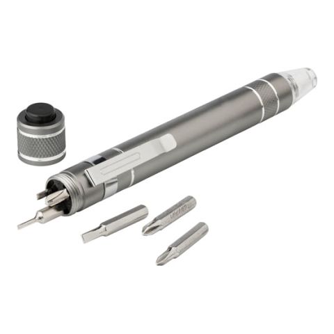 Pen Shaped Pocket Screwdriver Grey | Without Branding