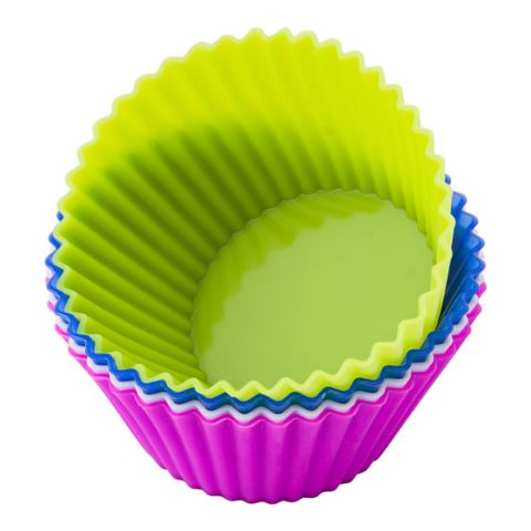 Set Of Four Silicone Cupcake Liners Colourful | Without Branding