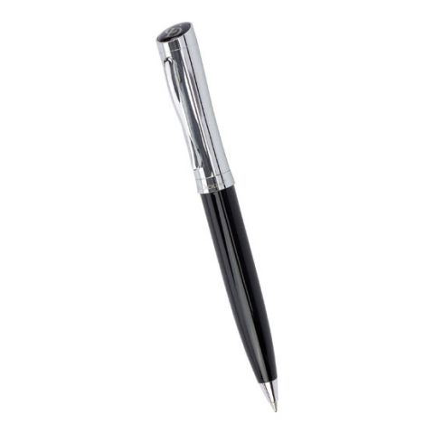 Charles Dickens Twist Action Ball Pen Black - Silver | 1-Colour Pad Print