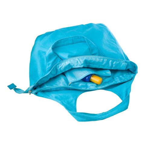 Cotton (120Z) Beach Bag, Light Blue | 1-Colour Screen Print