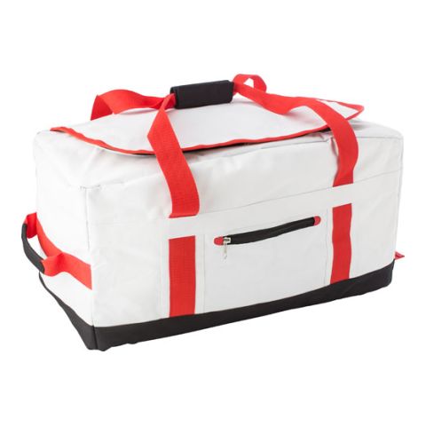 Polyester (600D) Travel/Backpack White | 1-Colour Screen Print