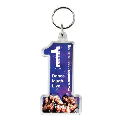 Shaped Keyrings Clear | Plain