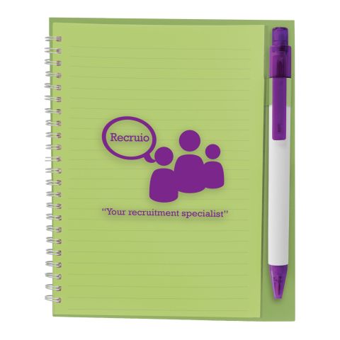 Pen Loop Notebook A6 Pink | Plain cover | plain pen | plain sheets