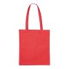 BIO Cotton Bag 38x42 cm Long Handle Red | No Branding | No Branding