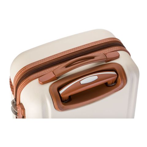 ABS Trolley With Four Wheels White | 1-Colour Screen Print