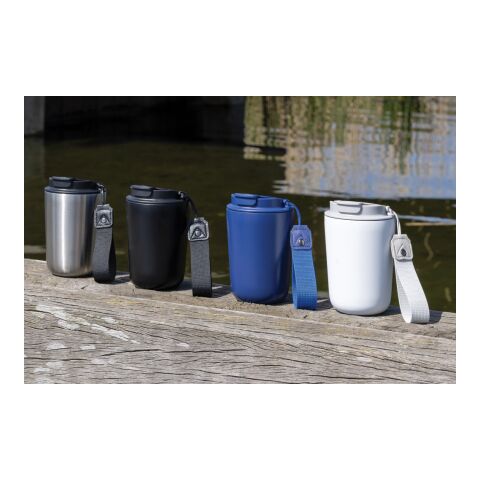 Cuppa RCS re-steel vacuum tumbler with lanyard silver-black | not available | not available | not available